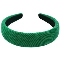 axy Haarreif Breiter Haarreif mit Stoff gepolstertes Cord, Vintage Damen Haareifen Haarband