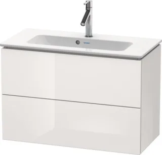 Duravit L-Cube Waschtischunterbau wandhängend Weiß Hochglanz 820x391x550 mm - LC625708585 LC625708585
