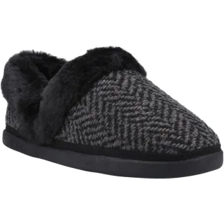 TOMS Oslo Polyester Damen Schwarze Hausschuhe