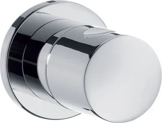 Hansgrohe Absperrventil Unterputz Fertigset chrom zylindrischer Griff, 15972000 15972000