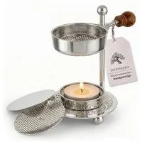 Incensera Räucherstövchen Räucherstövchen Weihrauchbrenner mit Sieb, Räuchergefäß Incense Burner, Sieb oder Schale, höhenverstellbare Modelle, Metall, standfest