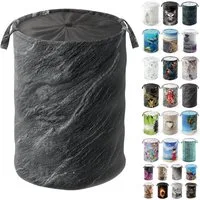 Sanilo Wäschekorb mit Motiv, viele schöne Wäschesammler zur Auswahl, Wäschesack mit Sichtschutz, 60 Liter, faltbar, kräftige Farben