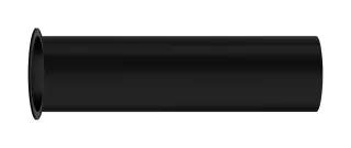 Hansgrohe gerades Rohr, m. Bord, 32 mm, L = 300 mm mattschwarz, 53428670 53428670
