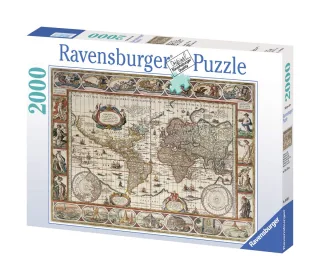 Ravensburger Puzzle 16633 - Weltkarte [2.000 Teile]