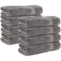 Komfortec Handtuch Set 50x100 cm aus 100 % Baumwolle, Frottee (Packung, 8-St), Handtücher Set, Weich, Towel
