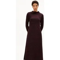 Armedangels Jerseykleid DAILIMAA ZEBRARAA Jerseykleid aus Bio-Baumwoll Mix (Slim Fit) Bio-Baumwoll Mix