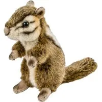Teddys Rothenburg Kuscheltier Streifenhörnchen hellbraun 30 cm stehend Plüschtier (Eichhörnchen, Stofftier, Plüschhörnchen, Stoffstreifenhörnchen)