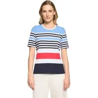 Betty Barclay Kurzarmshirt Damen mit Ringel (1-tlg)