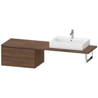 Duravit L-Cube Unterschrank für Konsole Nussbaum dunkel Matt 720x547x400 mm - LC585902121 LC585902121