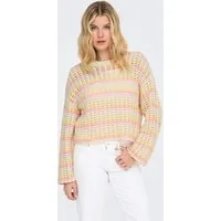 ONLY Rundhalspullover ONLASA LS SHORT O-NECK CC KNT