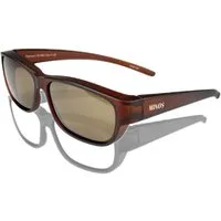 ActiveSol Sonnenbrille Überziehsonnenbrille Minos (inklusive Schiebebox und Brillenputztuch) Lotuseffekt