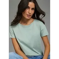 AJC T-Shirt Basic-Stil, Oversize-Passform, Rundhalsausschnitt