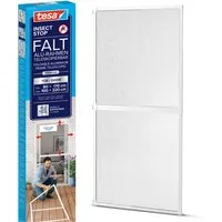 tesa Insektenschutz-Tür FALT Alu Rahmen teleskopierbar Premium für Türen, (Packung, 1-St., Teleskop Alu Rahmen), Alu Insektenschutz 80 cm x 170 cm bis 100x cm x 220 cm