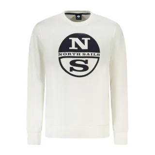 North Sails Weiße Baumwolle Herren Sweatshirt