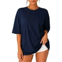 Reichstadt Oversize-Shirt Damen Oversized Kurzarmshirt 25RSW070 in kräftigen Farben