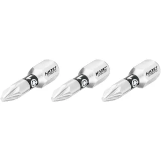 HAZET Bit Sechskant 6,3 (1/4 Zoll) Pozidriv Profil PZ 3 Stück - 2216N-PZ1/3