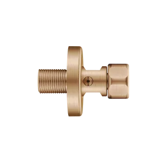 Wandanschluss 1/2"x3/4" L40 absperrbar, brushed copper 3600014953