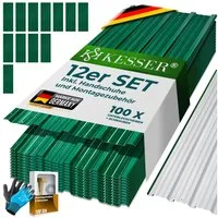 KESSER Trapezblech, 12 Profilblech Trapezblech 129cm 45cm 7 m² - Dachblech Dachplatten