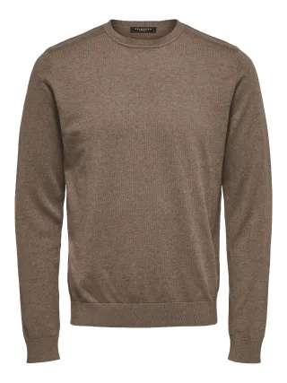 selected men - SLMBERG CREW NECK NOOS - Gr. - M