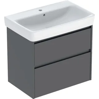 Geberit Renova Plan Set Waschtisch mit Unterschrank, zwei Schubladen: 75x69.7x44.6cm, 504037JK1 504037JK1