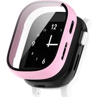 Wigento Smartwatch-Hülle Für Xplora X6 Play / X6 Children Schutz Hülle + 3D Hart Glas Rosa