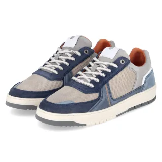 Bullboxer Low Sneaker  Blau - Gr. 41 -  Textil