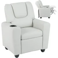 COSTWAY Kindersofa, Kindersessel mit verstellbarer Rückenlehne & Fußstütze