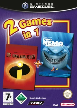 2 Games in 1 - Findet Nemo + Die Unglaublichen [GameCube]