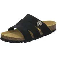 AFS-Schuhe 211397 modische Pantolette für Damen mit Fußbett, bequeme Sandalen aus Leder