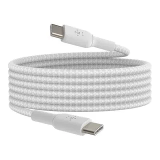 Belkin BOOST CHARGE geflocht.Kab USB-C/USB-C 2m weiß CAB004bt2MWH