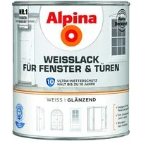 Alpina Weißlack Alpina Weißlack für Fenster & Türen 2 L weiß