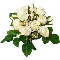 Kunstblumenstrauß Rosenbouquet Bouquet, Creativ green, Höhe 29 cm