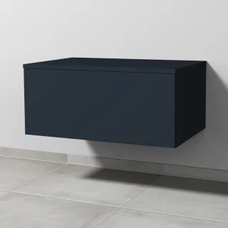 Sanipa Anbau-/Solitärschrank mit Auszug 2morrow (P3235) 340x800x520 Marine-Matt, P32351R P32351R