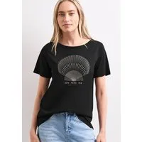 STREET ONE T-Shirt mit Rundhalsausschnitt