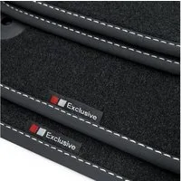 teileplus24 Auto-Fußmatten EF152 Velours Fußmatten Set kompatibel mit VW T5, T6 und T6.1
