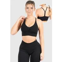 Smilodox Sport-BH Hailey Scrunch, Push Up BH Shaped Fit, Blickdicht, herausnehmbare Cups BH ohne Bügel, verstellbare Träger Bustier, Yoga, Fitness & Training