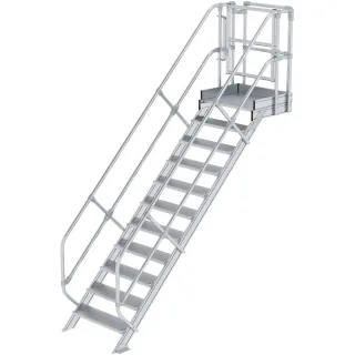 Munk Treppen-Modul Aluminium geriffelt - 632311