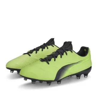 Puma King Platinum 21 VGN FG/Ag Green Mens Football Stiefel