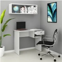 Vicco Schreibtisch Colin, Weiß, 90 x 50 cm (1-St)