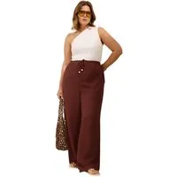 Friends Like These Palazzohose Friends Like These Hose mit weitem Bein,Curve (1-tlg)