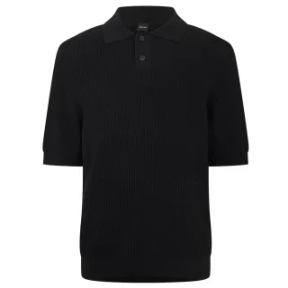 Boss - Poloshirt für Herren, Mit Kragen (Schwarz)