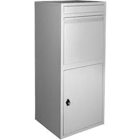 ONDIS24 Briefkasten Paketbox "Korona" Postbox 1-türiger Paketsafe für Pakete, abschließbar, inklusive Bodenanker, 2 Schlüssel