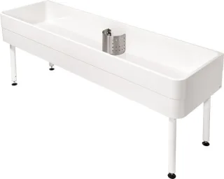 KWC Aquarotter Werkraumbecken, SIRIUS, MIRANIT, 2000x800x600 mm, Unterbau, 2000102724 2000102724