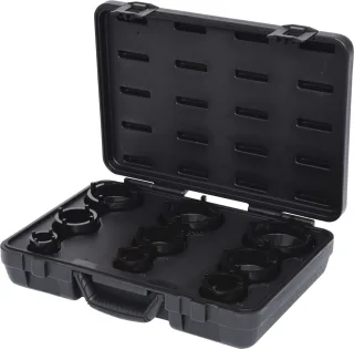 KS Tools Nutmuttern-Schlüssel-Satz, Zapfen aussen liegend, 9-tlg - 450.5000