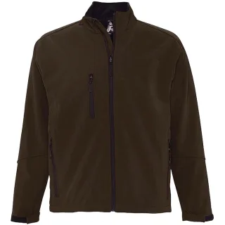 SOLS Mens Relax Soft Shell Jacket (atmungsaktiv, winddicht und wasserabweisend) (Dark Chocolate)