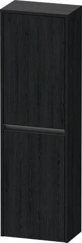 Duravit Ketho.2 Halbhochschrank Eiche Schwarz Matt 400x240x1320 mm - K21319L16160000 K21319L16160000