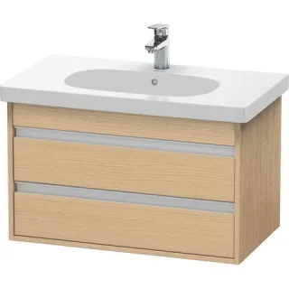Duravit Ketho Waschtischunterbau wandhängend Natur Eiche Matt 800x455x480 mm - KT664703030 KT664703030