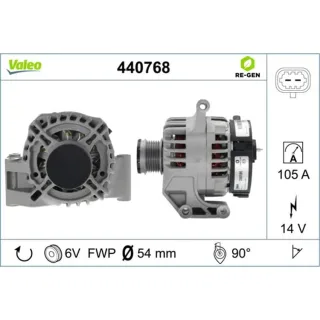 Valeo Generator  105A Opel Corsa D 1.3 CDTI