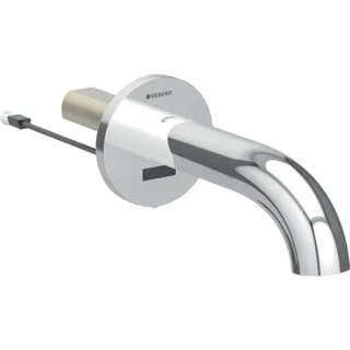 Geberit Ersatzteile Piave Waschtischarmatur Wandmontage: chrom / glänzend, L=22cm, 243677211 243677211