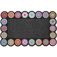 Douceur d'intérieur Fußmatte Fußmatte, spanische Mosaik, 45 x 75 cm, Höhe: 5 mm